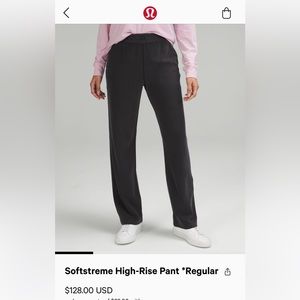 Lululemon Softstreme High-Rise Pant